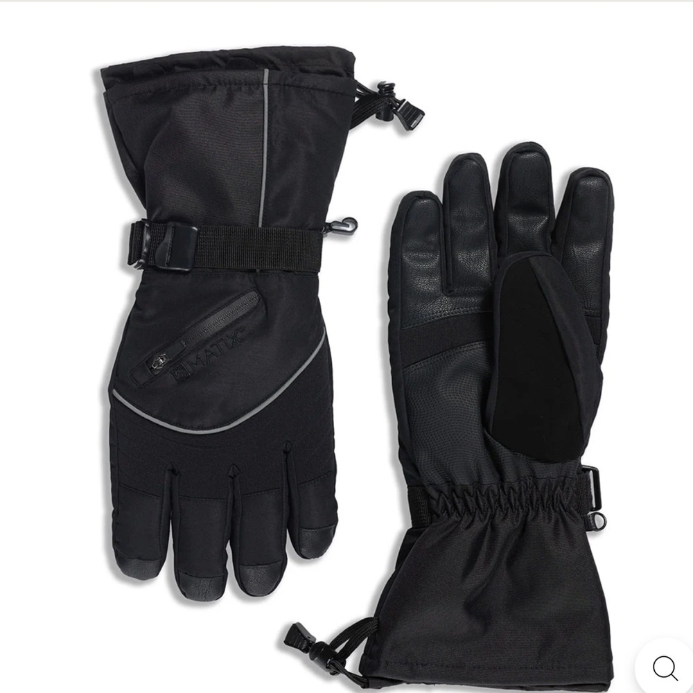 Matix outdoor Fleece Lined Gloves with Zipper